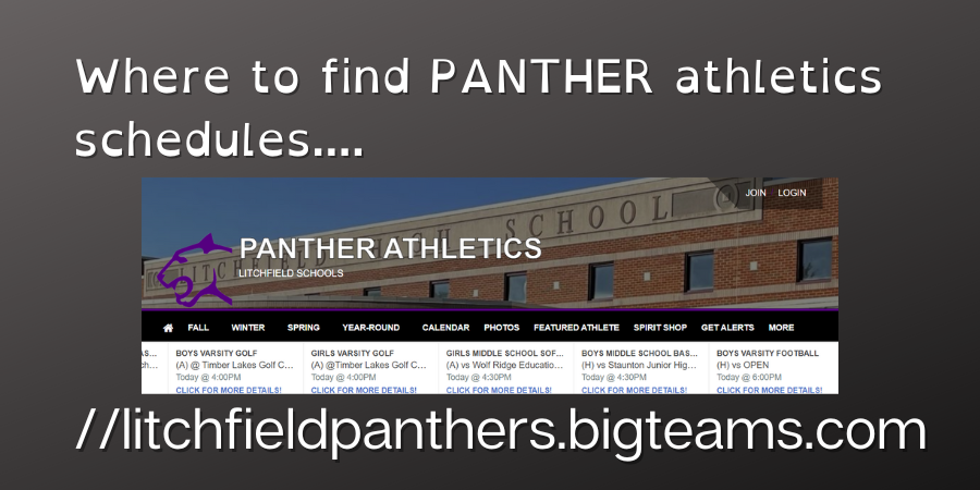 where to find panther athletics schedules