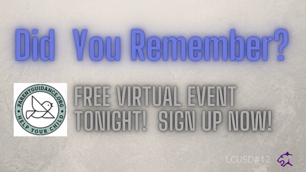 graphic for virtual night