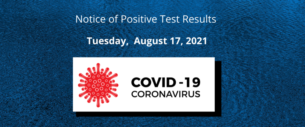 Notice of positive test results
