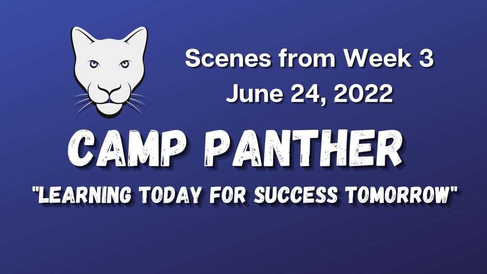 Camp Panther Week 3 Logo