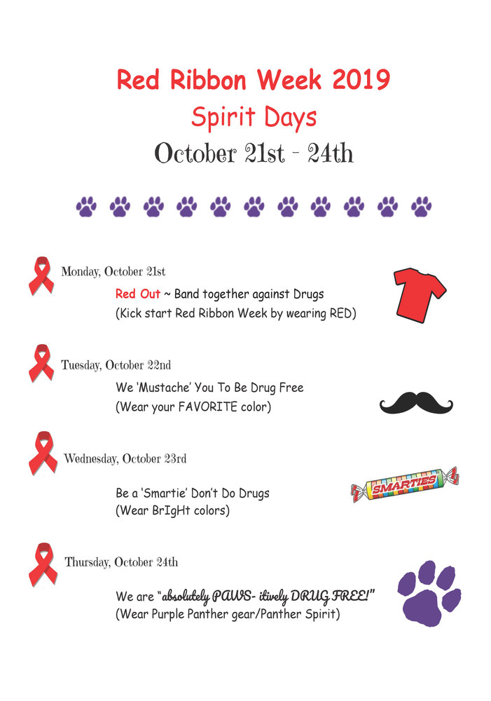 Image of red ribbon week activities