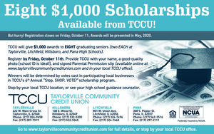 $1000 SCHOLARSHIP AVAILABLE FROM TCCU