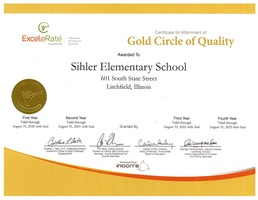 Litchfield Pre K Achieves GOLD Stndard