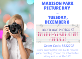 Madison Park Picture Day December 8, 2020