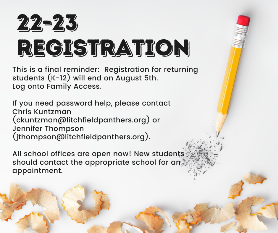 22-23 Registration Final Reminder